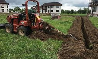 Копка траншей для водопровода в Карабулаке: цена за метр от 935 руб.