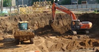 Котлован для дома Карабулак, цена от 312 руб./м3.